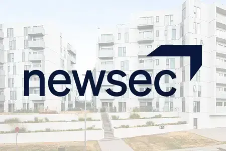 Newsec logo med toldbodhuse